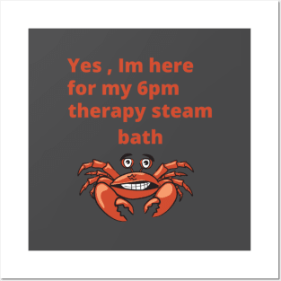 Crab therapy Posters and Art